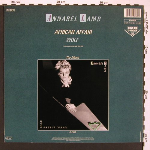 Lamb,Annabel: African Affair+1, RCA(PT 40858), D, 1986 - 12inch - A1864 - 3,00 Euro