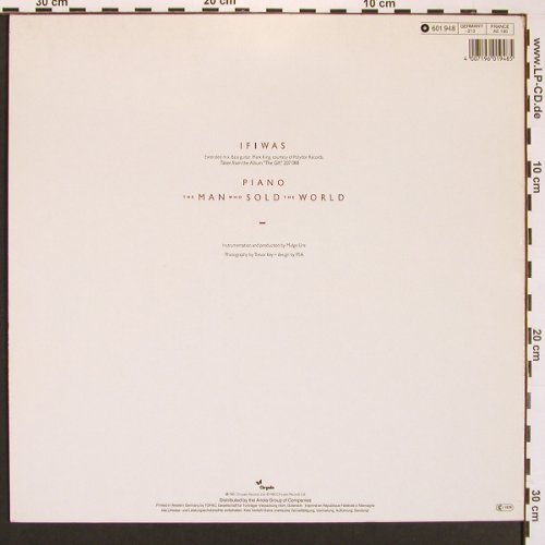Ure,Midge: If I Was / Piano / The Man who sold, Chrysalis(601 948), D, 85 - 12inch - A3302 - 3,00 Euro