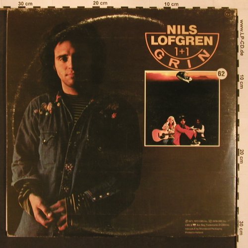 Lofgren,Nils: Grin 1+1,Foc, vg+/vg+, CBS(CBS 88204), NL, 1976 - 2LP - B3101 - 5,00 Euro