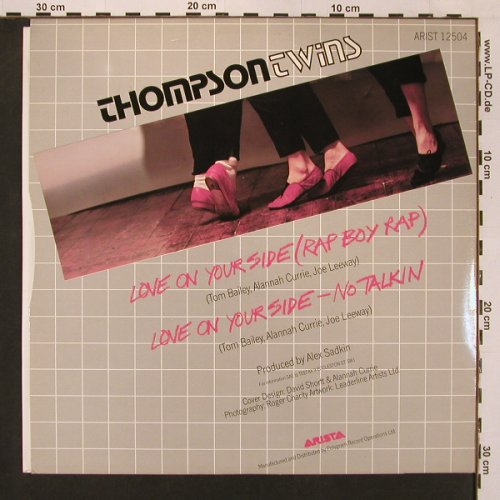 Thompson Twins: Love On Your Side (RapBoyRap)*2, Arista(12 504), UK, 1983 - 12inch - B3372 - 3,00 Euro