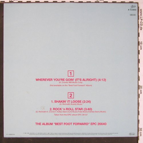 Reo Speedwagon: Wherever You're Goin' remix +2, Epic(A 12.6850), NL, 1985 - 12inch - C7906 - 3,00 Euro