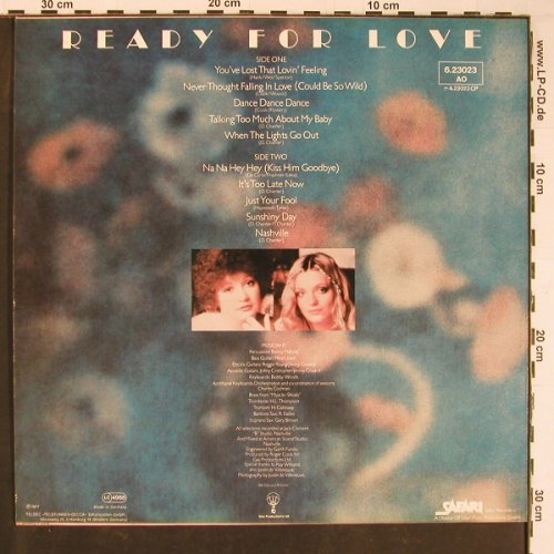 Chanter Sisters: Ready For Love, Safari(6.23023 AO), D, 1977 - LP - C8201 - 5,00 Euro
