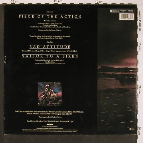 Meat Loaf: Piece Of The Action+2, m-/vg+, Arista(601 699-213), D, 1985 - 12inch - C8405 - 3,00 Euro