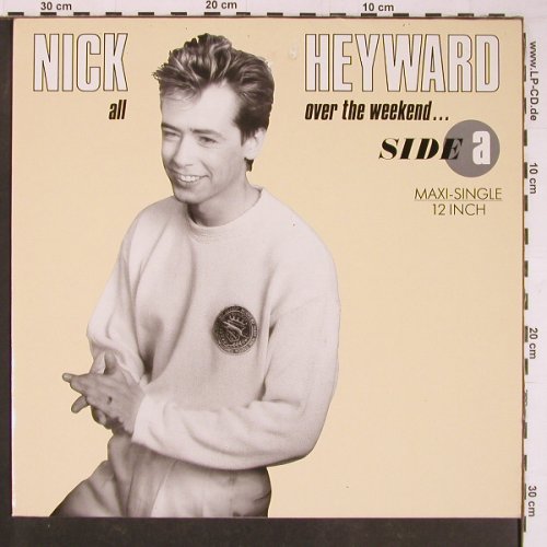 Heyward,Nick: All Over The Weekend/Cry just a Bit, Arista(608 281), D, 1986 - 12inch - C8434 - 3,00 Euro