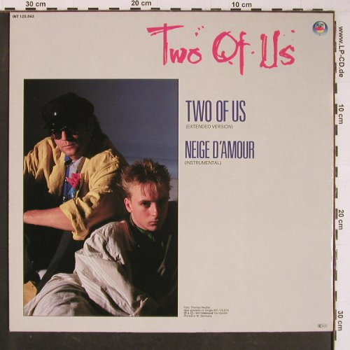 Two Of Us: Two Of Us / Neige D'Amour (instr.), Blow Up(INT 125.543), D, 1985 - 12inch - C8481 - 3,00 Euro
