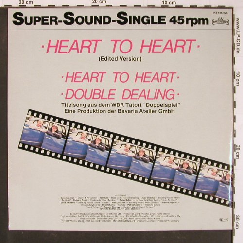 Knopfler,David: Heart To Heart,Edit+2,colouredVinyl, Intercord(INT 125.225), D, 1985 - 12inch - C8790 - 3,00 Euro