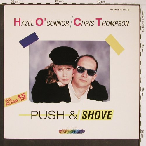 O'Connor,Hazel & ChrisThompson: Push & Shove(ex)/Moments, Greepeace(883 294-1), D, 1985 - 12inch - C8954 - 3,00 Euro