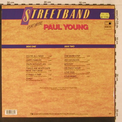Streetband: London, feat Paul Young, Logo(823 868-1 ME), D, 1979 - LP - E1423 - 4,00 Euro