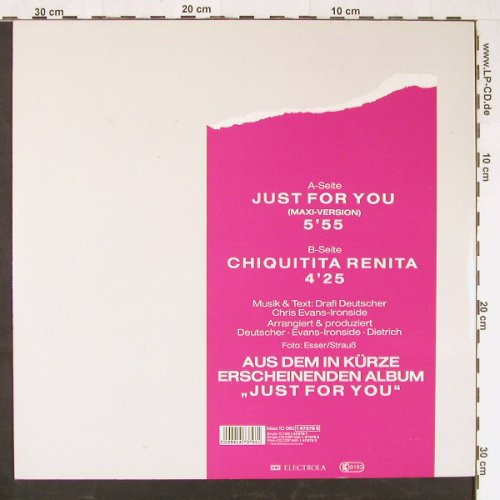 Mixed Emotions: Just For You/Chiquita Renita, EMI(1 47379 6), EEC, 1988 - 12inch - E1509 - 1,50 Euro