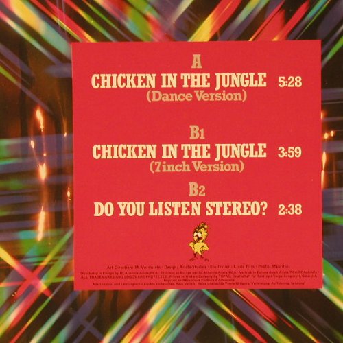 1st Of April: Chicken In The Jungle *2+1, Ariola(608 791-213), D, 1987 - 12inch - E1660 - 3,00 Euro