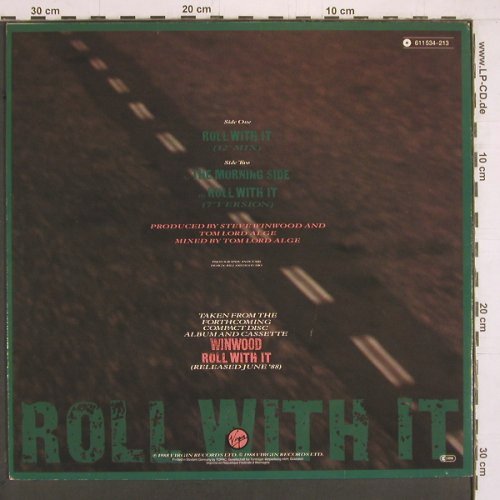 Winwood,Steve: Roll With It*2+1, Virgin(611 534-213), D, 1988 - 12inch - E2245 - 2,50 Euro