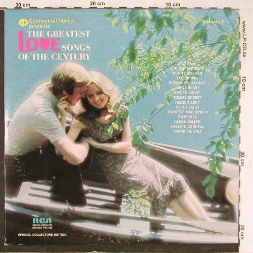 V.A.The Greatest Love Songs: Of Century, Vol.1, 12 Tr., RCA(PRS-382), US, 1971 - LP - E4247 - 5,00 Euro