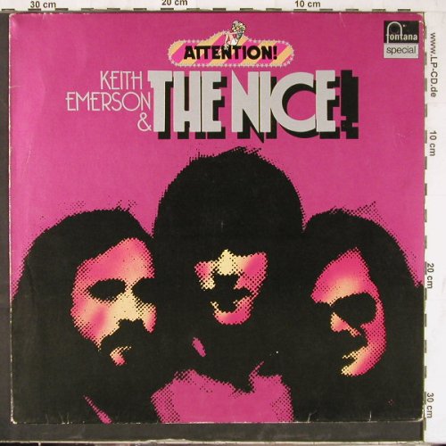 Emerson,Keith & Nice: Attention!, vg+/vg+, Fontana(9299 032), D, 1972 - LP - E4823 - 4,00 Euro