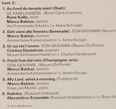 Bakker,Marco: Muziek Ut Duizenden, EMI(C 051-25 211), NL, 1975 - LP - E5908 - 5,00 Euro