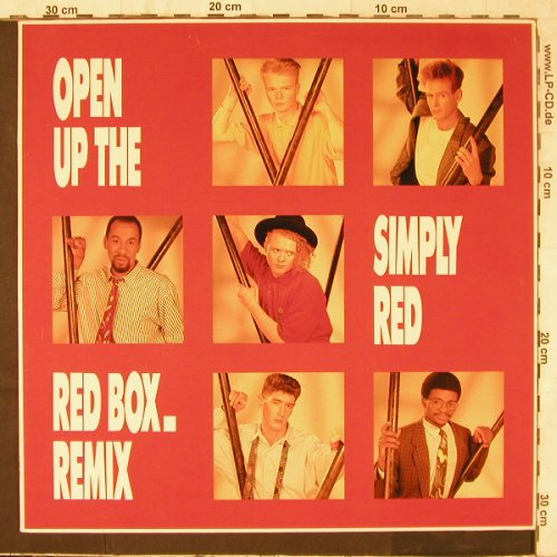 Simply Red: Open up the Red Box, rmx +2, WB(248 623-0), D, 1986 - 12inch - E6408 - 4,00 Euro