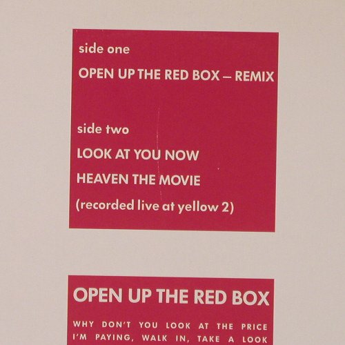 Simply Red: Open up the Red Box, rmx +2, WB(248 623-0), D, 1986 - 12inch - E6408 - 4,00 Euro