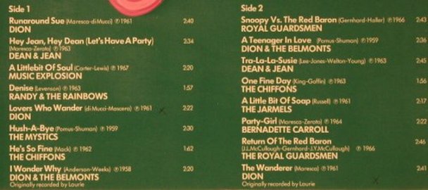 V.A.Oldies but Goldies: Dion, Jan&Dean,Music Explosion..., Lollipop(6.23646 AF), D, 1978 - LP - E7585 - 5,00 Euro