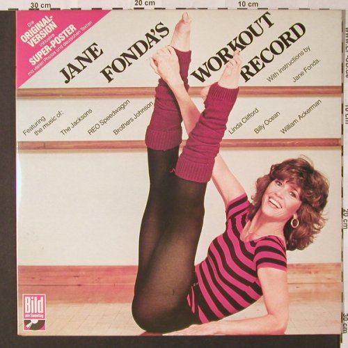 Fonda,Jane: J.F's Workout Record, Foc,Poster, CBS(88620), NL, 1981 - 2LP - E8727 - 7,50 Euro