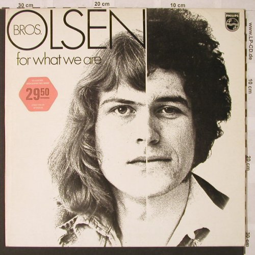 Olsen Bros.: For What We Are,Foc, stoc, Philips(6318 015), DK, 1973 - LP - E9808 - 7,50 Euro