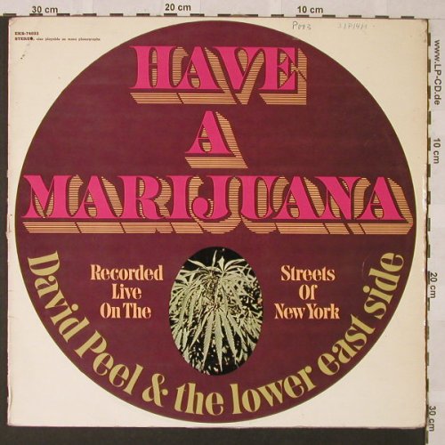 Peel,David & Lower East Side: Have A Marijuana, vg - /vg+, Elektra(EKS-74032), D, 1968 - LP - E9827 - 7,50 Euro