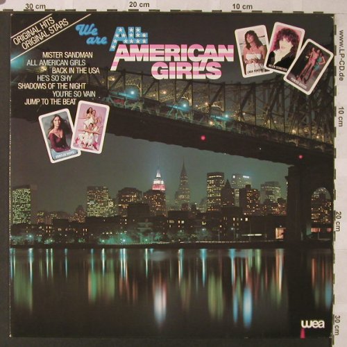 V.A.We Are All American Girls: Sister Sledge...Emmylou,Harris,16Tr, WEA(58315), D,m-/vg+, 1981 - LP - F128 - 3,00 Euro