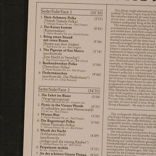 King's Singers: An Der Schönen Blauen Donau, EMI(7 54057 1), D, 1990 - LP - F2015 - 7,50 Euro