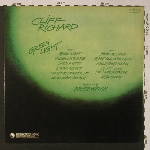 Richard,Cliff: Green Light, EMI(064-06 800), D, 1978 - LP - F3308 - 7,50 Euro