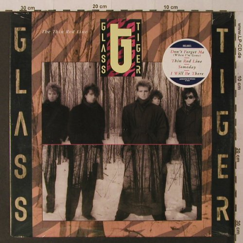 Glass Tiger: The Thin Red Line, FS-New, co, Manhattan(ST 53032), US, 1986 - LP - F5252 - 5,00 Euro