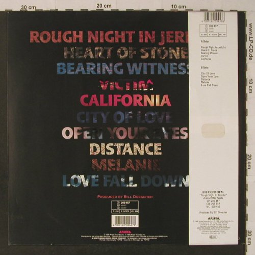 Dreams So Real: Rough Night in Jericho, Arista(209 457), D, 1988 - LP - F5573 - 5,00 Euro