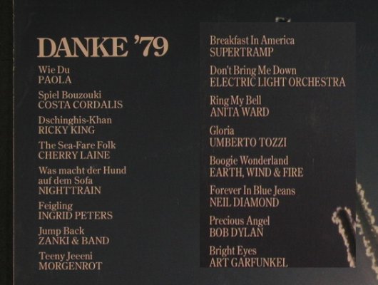 V.A.Danke'79: Paola,Morgenrot, Dylan..., CBS(CBS 1979), D, 1979 - LP - F5918 - 5,00 Euro