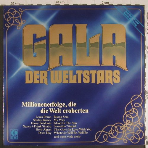 V.A.Gala der Weltstars: Millionenerfolge,die d.Welt erobert, K-tel(TG 1295), , 1980 - LP - F6019 - 2,50 Euro