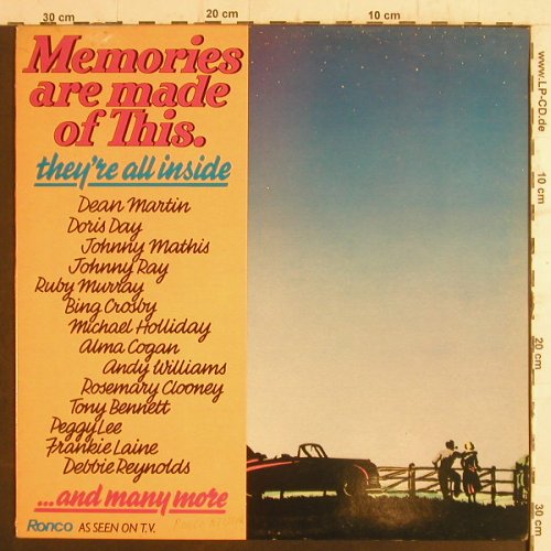 V.A.Memories are made of This: They're all inside...and many more, Ronco(RTL 2062), UK, 1981 - LP - F6588 - 4,00 Euro
