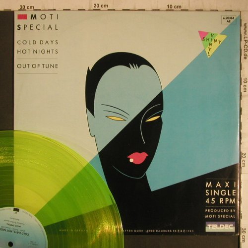 Moti Special: Cold Days Hot Nights+1,Yellow vinyl, Teldec(6.20384 AE), D, 1985 - 12inch - F7332 - 2,50 Euro