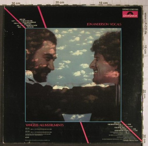 Jon and Vangelis: Short Stories, m /vg+, Polydor(2383 565), D, 1980 - LP - F7717 - 4,00 Euro