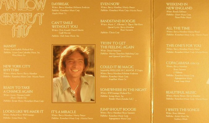Manilow,Barry: Greatest Hits, Foc, Arista(A2L 8601), US, 1978 - 2LP - F7894 - 7,50 Euro