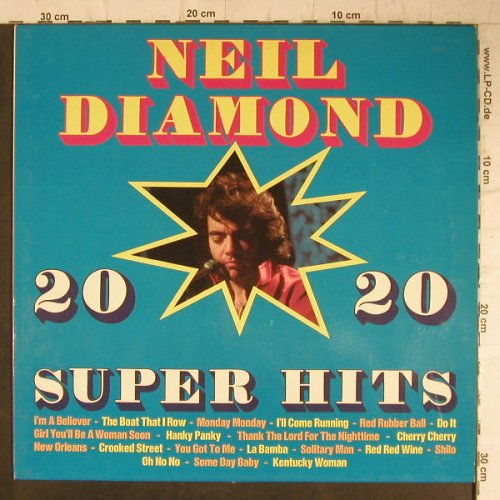 Diamond,Neil: 20 Super Hits, Bellaphon(BS 45006), D,  - LP - F7922 - 4,00 Euro