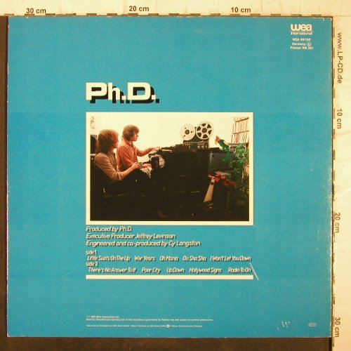 Ph.D.: Same(I won't let you down), WEA(K 99 150), D, 1981 - LP - F9049 - 5,00 Euro