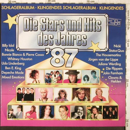 V.A.Die Stars und Hits des Jahres: '87, Foc, SR(14 836 1), D, 1987 - 2LP - F9214 - 6,00 Euro