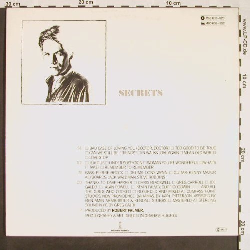 Palmer,Robert: Secrets, Island(200 662-320), D, 1979 - LP - F9477 - 5,00 Euro