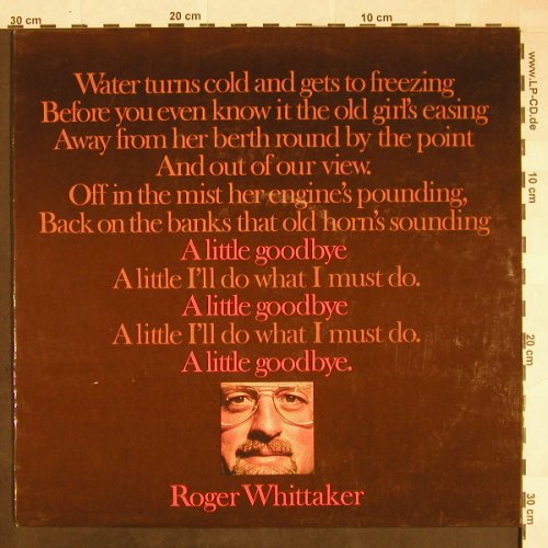 Whittaker,Roger: A Little Goodbye, Aves(MLP 15.945), D,  - LP - F9874 - 5,00 Euro