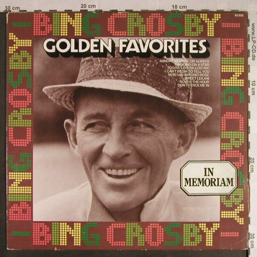 Crosby,Bing: Golden Favorites - In Memorian, MCA(52.023), D, Ri, 1973 - LP - H1088 - 4,00 Euro