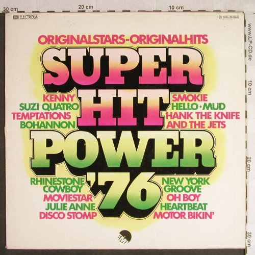 V.A.Super Hit Power '76: Chris Spedding...Harpo, wol, EMI(C 058-29 644), D, 1976 - LP - H1412 - 4,00 Euro