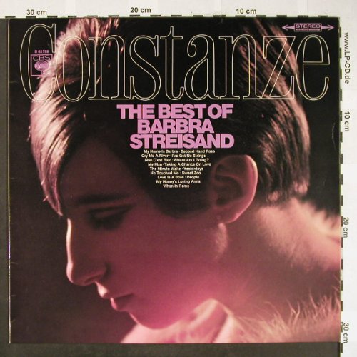 Streisand,Barbra: The Best of, CBS/Constanze(S 62 788), D,  - LP - H1822 - 7,50 Euro