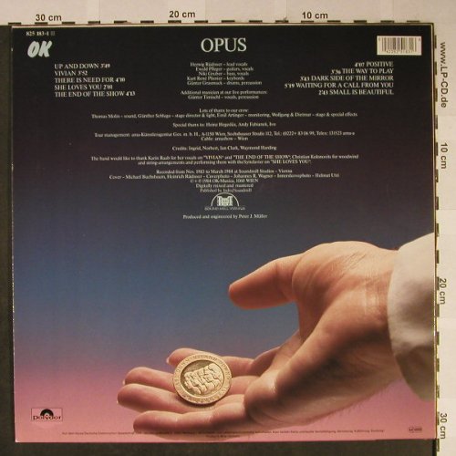 Opus: Up and Down, Polydor/OK(825 183-1), D, 1984 - LP - H2316 - 6,00 Euro