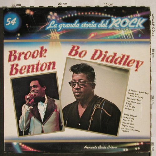 V.A.La Grande Storia Del Rock 54: Brook Benton, Do Diddley, Curcio(GSR-54), I, Foc,  - LP - H2683 - 5,00 Euro