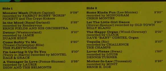 V.A.Oldies but Goldies: Picket &Crypt-Kickers...Ernie K.Doe, London Musik für alle(NL 744), D, 1972 - LP - H2770 - 5,00 Euro