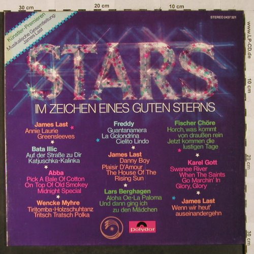V.A.Stars im Zeichen e.guten Sterns: James Last, Abba, Freddy u.a., Polydor(2437 321), D, 1975 - LP - H2938 - 5,00 Euro