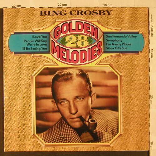 Crosby,Bing: 28 Golden Melodies, Foc, MCA(301 378-370), D, Ri, 1980 - 2LP - H2976 - 7,50 Euro