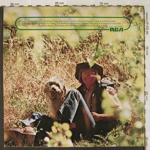 Denver,John: Greatest Hits, RCA Victor(CPL1-0374), US, 1973 - LP - H3477 - 5,00 Euro