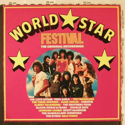 V.A.World Star Festival: orign.Rec.-Tremelos...Blood,Sweat&T, CBS(64 575), NL, 1975 - LP - H3729 - 4,00 Euro